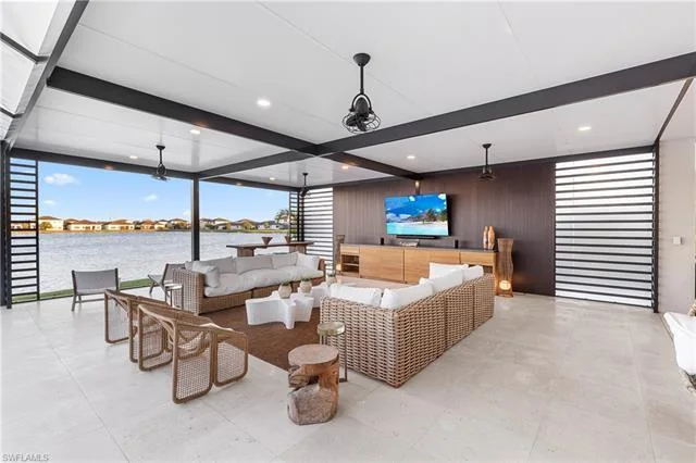 Lanai, pool and lake view at 4796 Sophia Drive